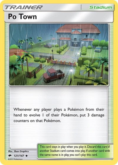 SM03: Po Town (Reverse Holofoil)