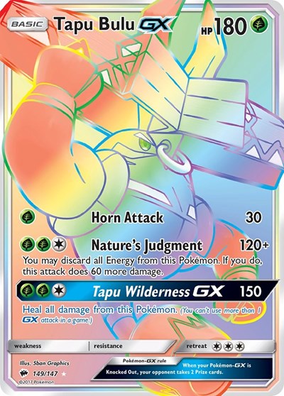 SM03: Tapu Bulu GX (Secret) (Holofoil)