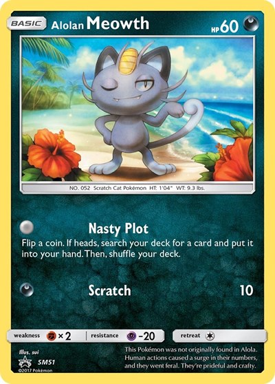 SMP: Alolan Meowth - SM51 (Holofoil)