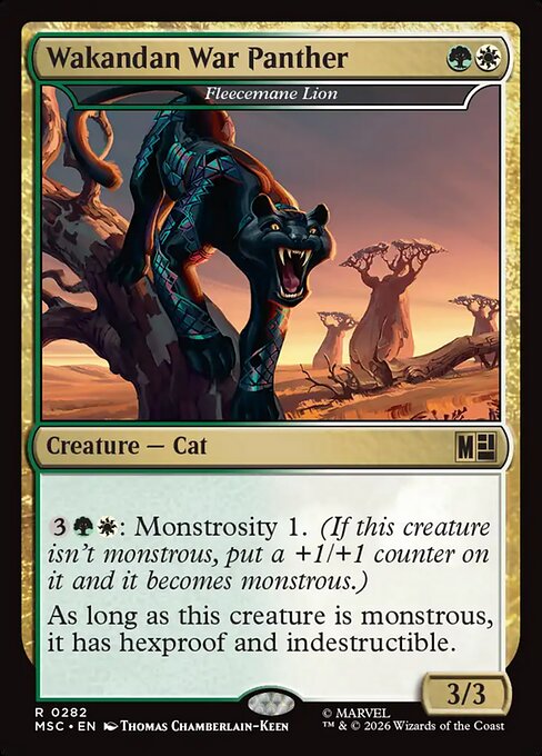 MSC: Wakandan War Panther - Fleecemane Lion