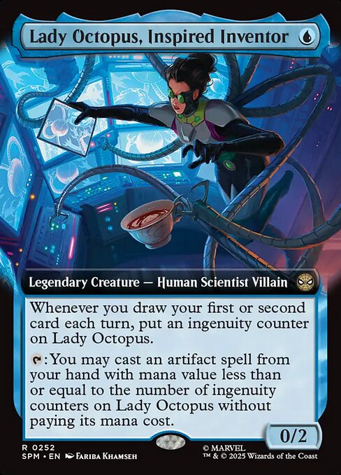 SPM: Lady Octopus, Inspired Inventor (Extended Art) (Foil)