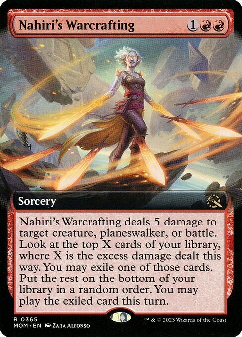 MOM: Nahiri's Warcrafting (Extended Art) (Foil)