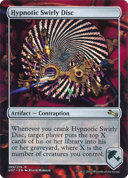 UST: Hypnotic Swirly Disc (Foil)