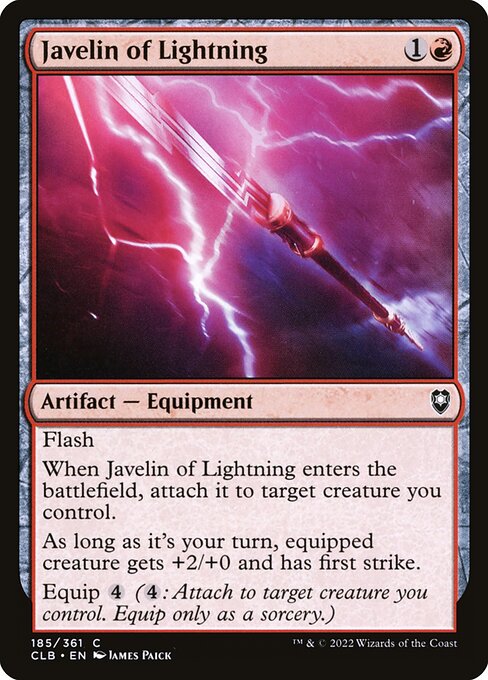CLB: Javelin of Lightning (Foil)