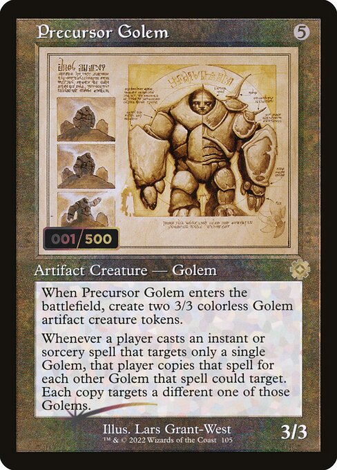 BRR: Precursor Golem (Schematic) (Serial Numbered) (Foil)