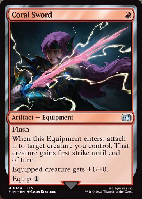 FIN: Coral Sword (Foil)