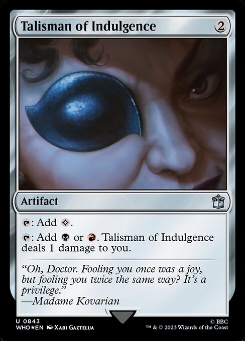 WHO: Talisman of Indulgence (Surge Foil)