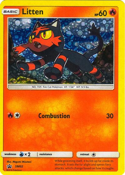MCAP: Litten - SM02 (General Mills Promo) (Holofoil)