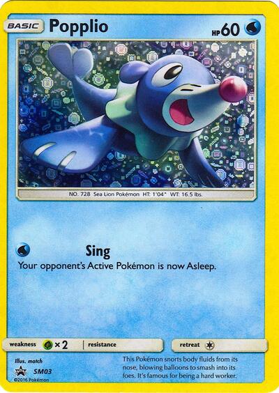 MCAP: Popplio - SM03 (General Mills Promo) (Holofoil)