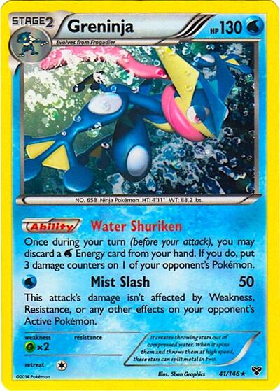 BLE: Greninja - 41/146 (Cosmos Holo) (Holofoil)