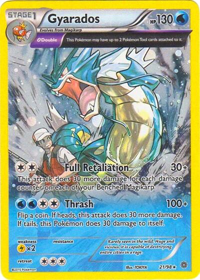 MCAP: Gyarados - 21/98 (Cosmos Holo) (Holofoil)