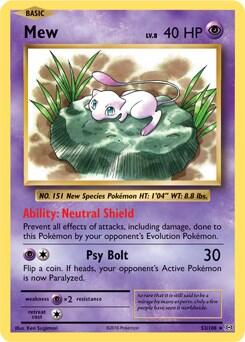 PR: Mew - 53/108 (XY Evolutions)