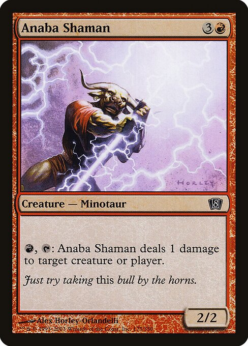 8ED: Anaba Shaman (Foil)