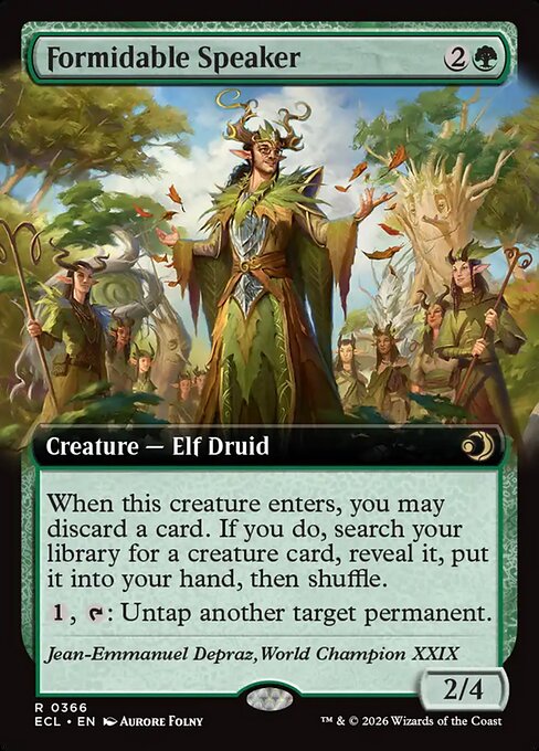 ECL: Formidable Speaker (Extended Art)