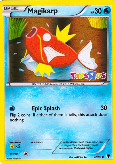MCAP: Magikarp - 22/83 (Toys R Us Promo) (Holofoil)