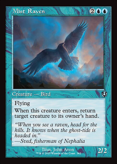 INR: Mist Raven (Retro Frame) (Foil)