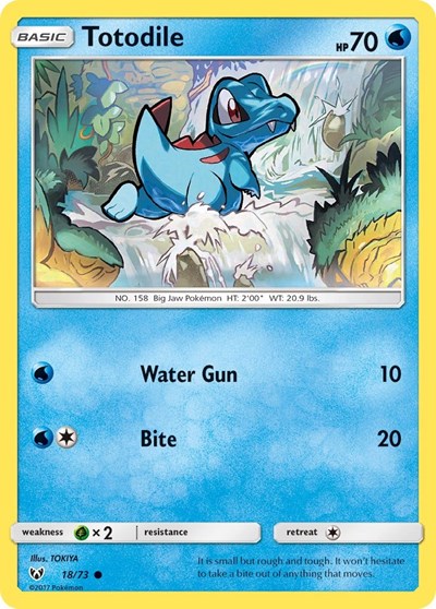SHL: Totodile (Reverse Holofoil)