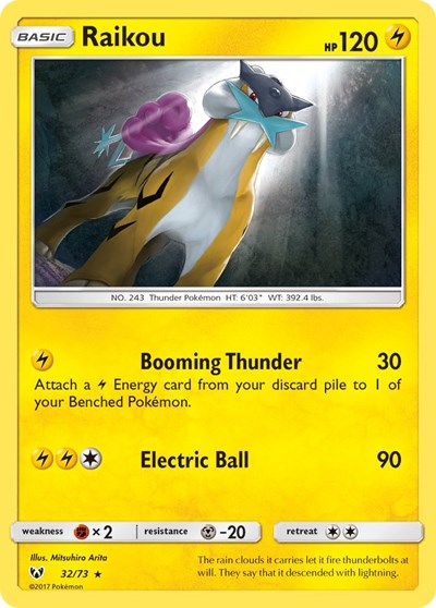 SHL: Raikou (Reverse Holofoil)