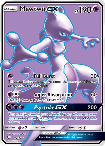 SHL: Mewtwo GX (Full Art) (Holofoil)
