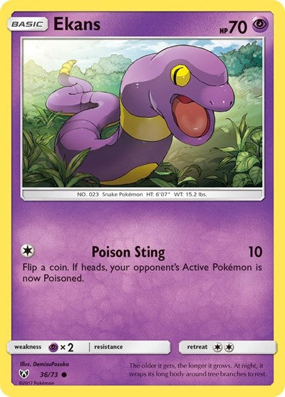 SHL: Ekans (Reverse Holofoil)