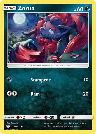 SHL: Zorua (Reverse Holofoil)