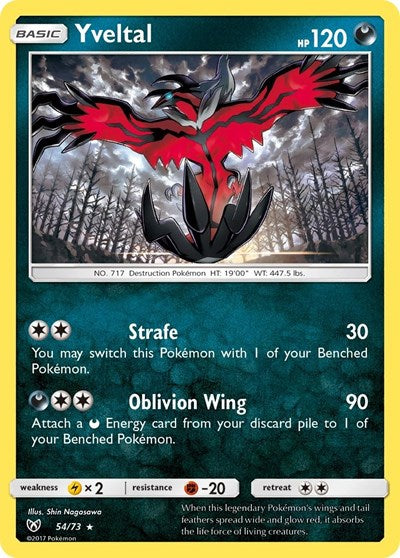 SHL: Yveltal (Reverse Holofoil)