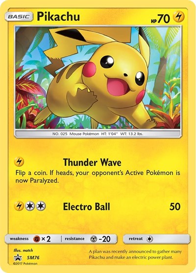 SMP: Pikachu - SM76 (Holofoil)