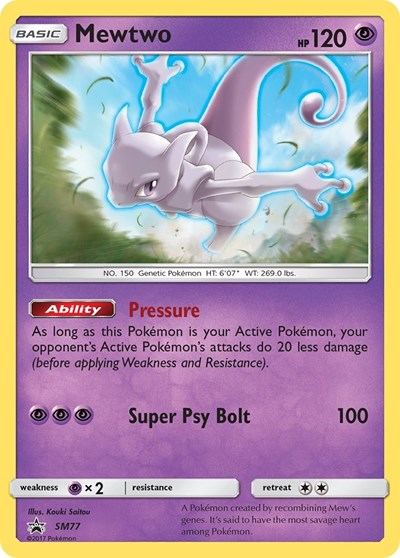 SMP: Mewtwo - SM77 (Holofoil)
