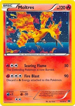 BLE: Moltres - 14/99 (Next Destinies) (Holofoil)