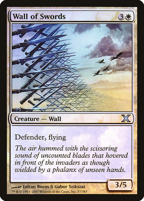 10E: Wall of Swords (Foil)