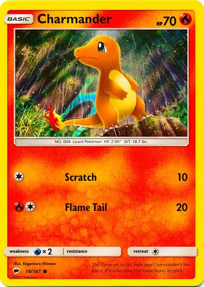 MCAP: Charmander - 18/147 (Premium Collection Promo) (Holofoil)