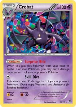 MCAP: Crobat - 33/119 (Cosmos Holo) (Holofoil)