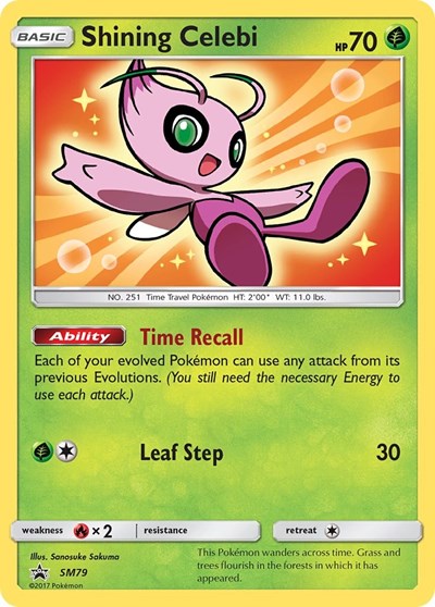 SMP: Shining Celebi - SM79 (Holofoil)