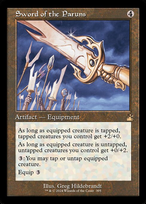 RVR: Sword of the Paruns (Retro Frame) (Foil)