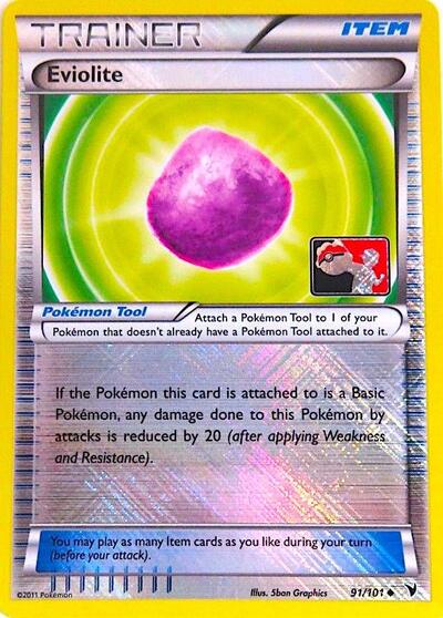 PR: Eviolite - 91/101 (Championship Promo) (Reverse Holofoil)