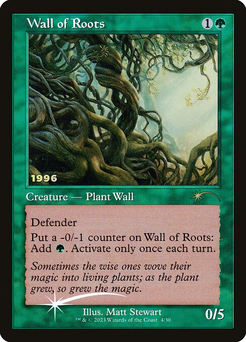 P30A: Wall of Roots (Foil)