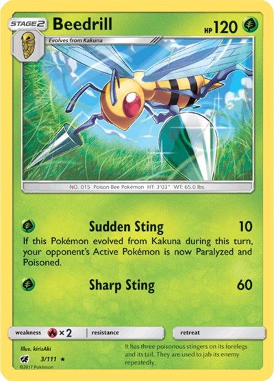 SM04: Beedrill (Reverse Holofoil)