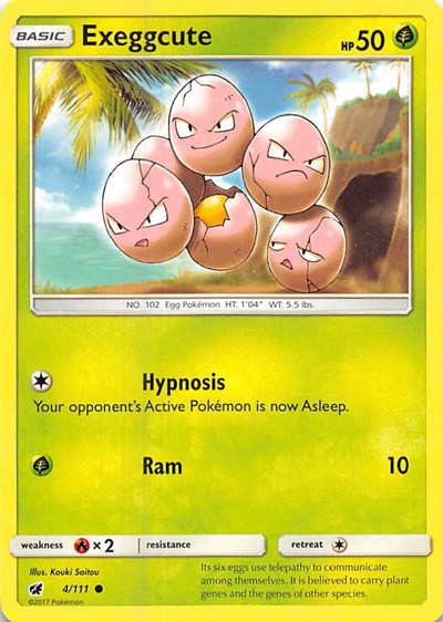 SM04: Exeggcute (Reverse Holofoil)