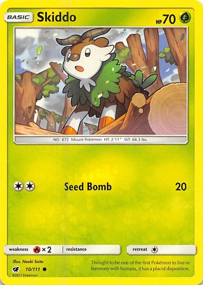 SM04: Skiddo (Reverse Holofoil)