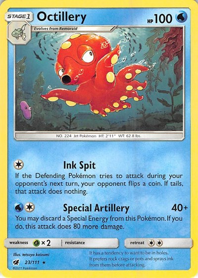 SM04: Octillery (Reverse Holofoil)