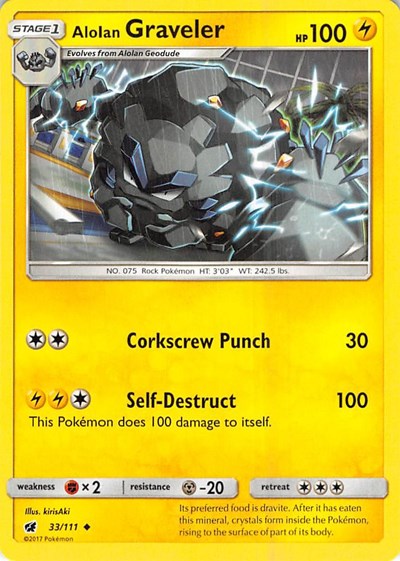 SM04: Alolan Graveler (Reverse Holofoil)