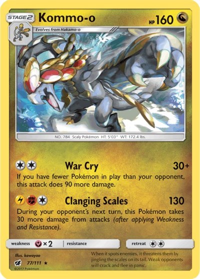 SM04: Kommo-o (Reverse Holofoil)