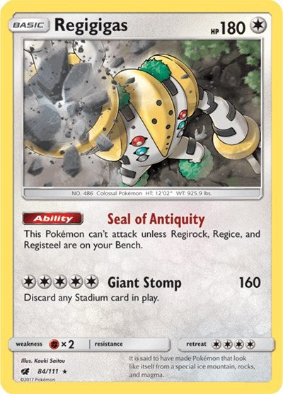 SM04: Regigigas (Reverse Holofoil)
