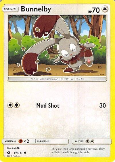 SM04: Bunnelby (Reverse Holofoil)