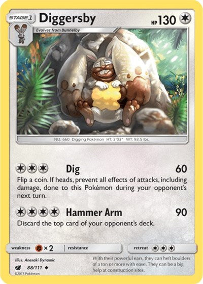 SM04: Diggersby (Reverse Holofoil)