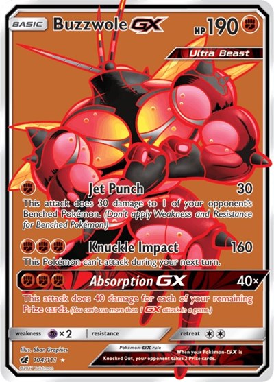 SM04: Buzzwole GX (Full Art) (Holofoil)