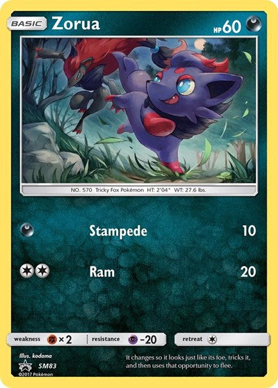 SMP: Zorua - SM83 (Holofoil)