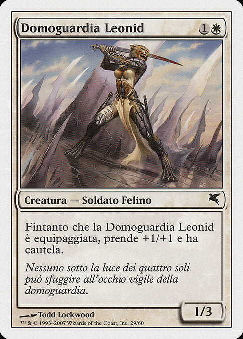 PSAL: Leonin Den-Guard (Italian) - "Domoguardia Leonid" (L29)