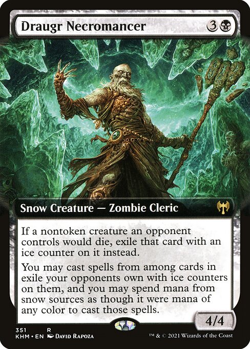 KHM: Draugr Necromancer (Extended Art) (Foil)
