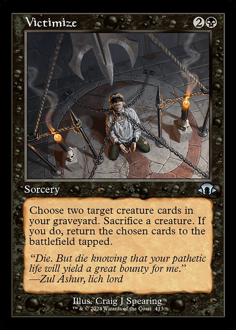 MH3: Victimize (Retro Frame) (Foil)